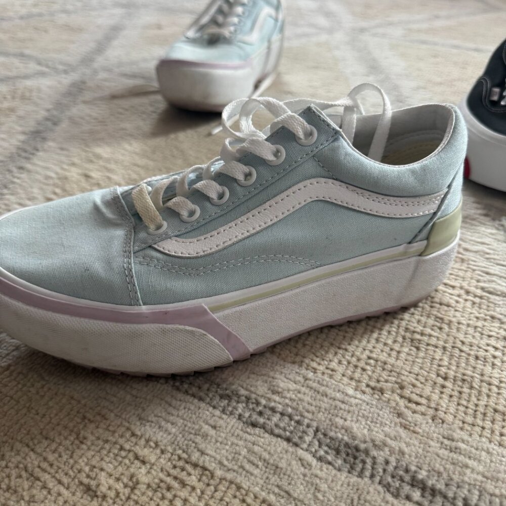 VANS, platform shoes. Sz 7